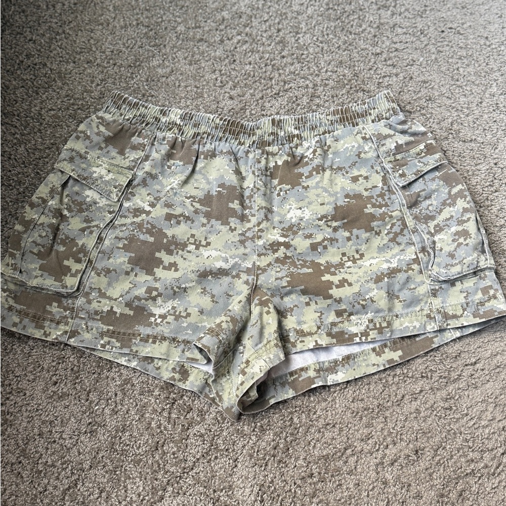 Camo Cargo Shorts